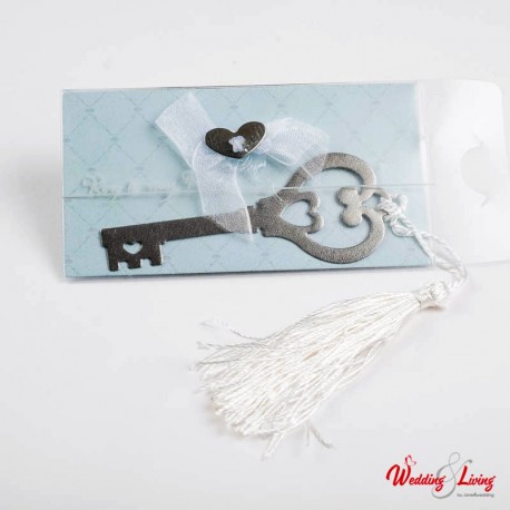 Schlüssel "Key to my Heart" mit Quaste