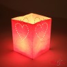 Candle Bags rot, 14x10x10cm, 5 Stk.