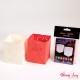Candle Bags rot, 7x7x8,5cm, 5 Stk.