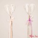 Herz Ständer aus Holz Shabby Chic,