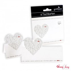 Tischkarte "Love"