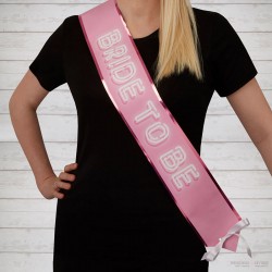 Schärpe Pink "Bride to be"