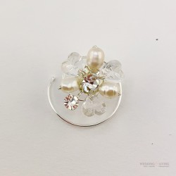 Curlies Perlen versilbert Ø 2cm