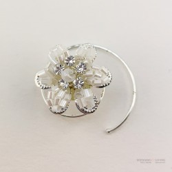 Curlies Perlen versilbert Ø 0.6 cm