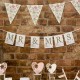 Mr & Mrs Wimpelkette weiss