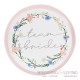 Pappteller  Team Bride floral, bojo