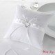 Ringkissen "Vintage romance" Herz  weiss