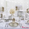 Tisch Nummern 1-12  "Chic Boutique", gold-crème