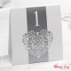 Tisch Nummern 1-12 "Vintage Romance"