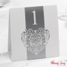 Tisch Nummern 1-12 "Vintage Romance"
