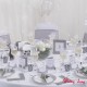 Gästebuch "Chic Boutique" weiss-silber