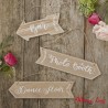 Wegweiser Pfeile Holz Boho Style