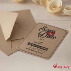 "Save the Date" Karten Vintage Style