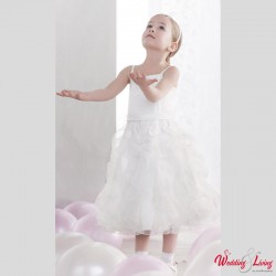 Kleid für Blumenmädchen Ivory